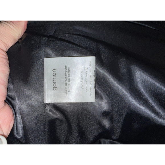 Gorman Colorblock Mod Teddy Bear Sherpa Coat size 12 Large Green Pink Black - Picture 9 of 10